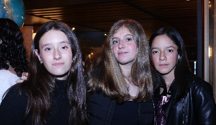  Valeria Galán, Paulina Rosas y Ana Lu Gómez