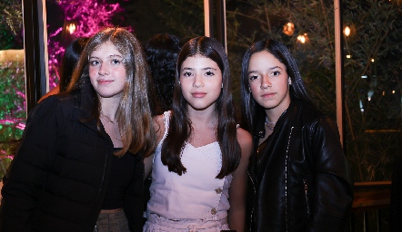  Paulina Rosas, Mariel Andrew y Ana Lu Gómez