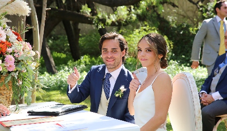  Pablo Pérez García y Daniela Torre de la Torre ya son esposos.