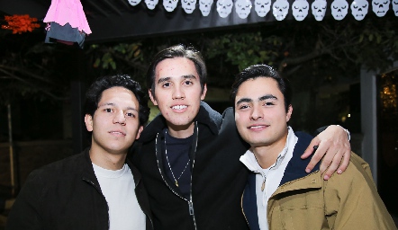  Rolando Fernández, Marcelo Rodríguez y Patricio Farías.