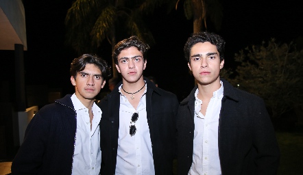  Jesús Conde, Omar Feres y Juan José Leos.