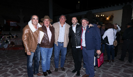  Alejandro Elizondo, Luis Revuelta, Paco Armendáriz, Armando Trujillo y Daniel Carreras.