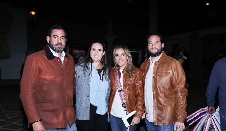  Sergio Suárez, María José Arenas, Daniela Llano y Pablo Guerra.