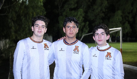  Patricio Vera, Marcelo Silva y Diego Payán.