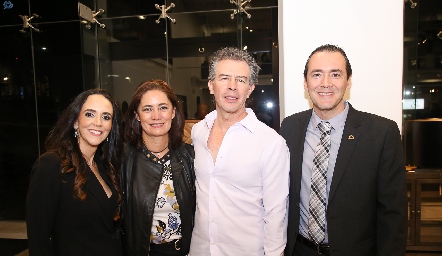  Gloria Mojarro, Cecilia Romero, Carlos Barajas y Jorge Ledezma.