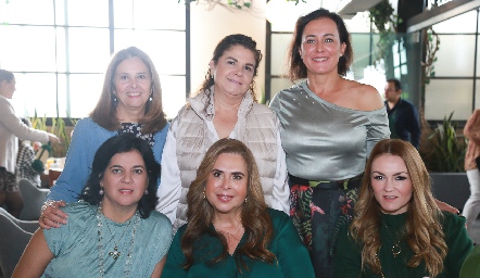  Lucía Gómez, Beatriz Franco, Susana Salgado, Cynthia Sánchez, Pilar Díaz de León y Luz Adriana Arellano.