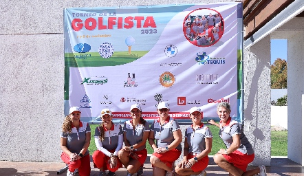  Laura, Rocío Moctezuma, Linda Estrada, Gigi Cantalapiedra, Silvia Garza y Margarita Padilla.