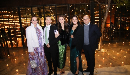  Patricia De Antuñano, Mauricio Ramírez, Liliana Medina, Yuli Valle y Mauricio Suárez.