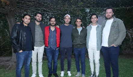  Rafael Alonso, René Padilla, Javier Medilch, José Antonio Martínez, Ricardo Andrés, Filiberto Curiel y Pato Lozano.