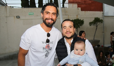  Gerardo González, Juan Pablo Aranda y Diego Aranda.