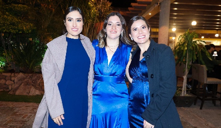  Andrea Ortiz, Ana Carmen Rosillo y Andrea Cárdenas.