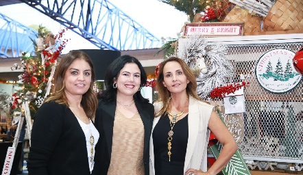  Claudia Suárez, Christianne Cambeses y Cristi Villalobos,.