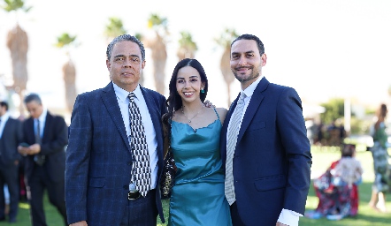  Kico Acosta, Andrea Acosta y Rubén Guerrero.