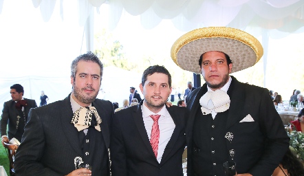  Luis de Alba, Fernando y Gabriel Romero.