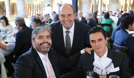  Guillermo Espinosa, Fernando Pérez y Alfonso López.