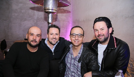 Mariano Gil, Sergio Martínez, Daniel Gámez y Alberto Rangel.