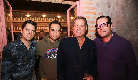  Enrique Garza, Ricardo Cordero, Federico Díez Gutiérrez y Fernando Rojo.