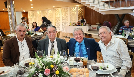  Manolo Zapata, Rafael Nava, Armando Agustín Berlanga y Jorge Gómez.