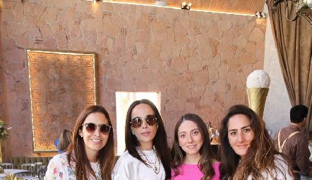  Ana Luisa Díaz de León, Cheli Sotomayor, Nayelli Maya y Lore Ortiz.