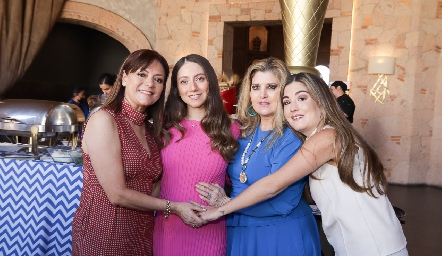  Alejandra Zulaica, Nayelli Maya, Silvia Foyo y Silvana Zendejas.