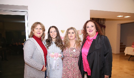  Rosi Somohano, Nayelli Maya, Silvia Foyo y Mari Carmen Viet.