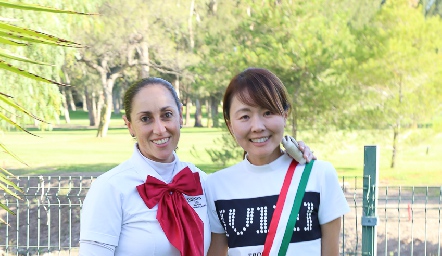  María Acebo y Tomoko Fujikawa.
