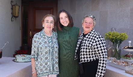  Anna Astrid Werge, Yolanda Navarro y Yolanda del Valle de Puga.