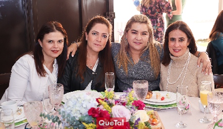  Ceci Ponce, Claudia Altamirano, Carmenchu y Ana Paula Gutiérrez.