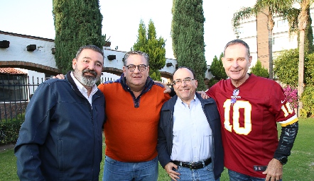  Odin Siani, Jacobo Payán, Guillermo Díaz y Luis Miguel.