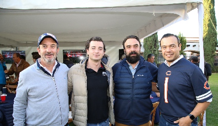  Miguel Ocejo, Pato Mendizábal, Mauricio Moreno y Manuel Zacarías.