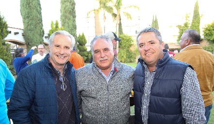  Mauricio Benavente, Felipe Palau y Juan Malo.