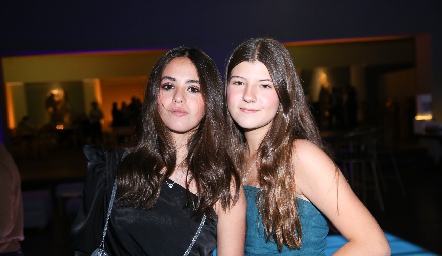  Sofía González y Alexia Galán.