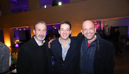  Luis Medlich, Ricardo Puga y Horacio Rocha.