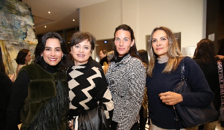  Anilú Enríquez, Rocío Castellanos, Marina Armida y Carla Velasco.