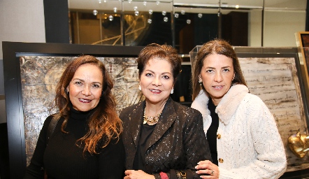  Vianey Díaz, Maricel Galindo y Pili Orta.