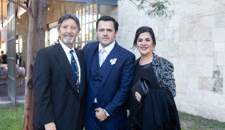  Humberto Kury, Cristóbal Safont y María del Rosario Martínez.