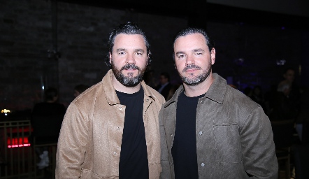  Los gemelos Luis Alberto y Luis Antonio Mahbub Tamez.