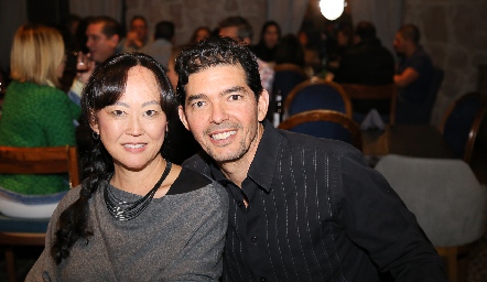  Maki Nishinoya y Manuel Valle.