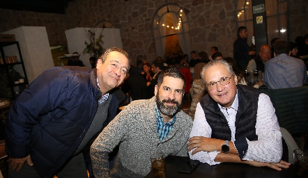  Carlos Mendizábal, Bernardo Reynoso y Carlos Brueggeroff.