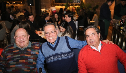  Francisco Cabral, Onix Ponce y Ricardo Pérez.