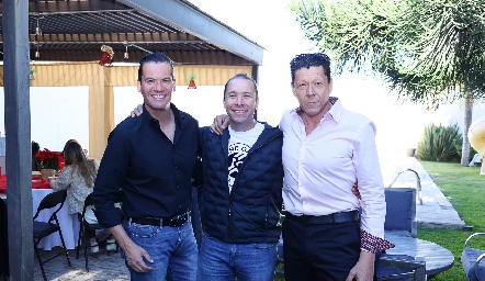  Sergio Zapata, José Ramón Martínez y Gabriel Zárate.