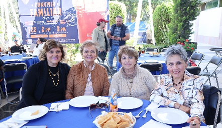 Alicia Torres de Ress, Erika Ress, Lupita Lobo y Norma.