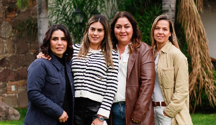  Marina Quinta, Bárbara Berrones, Delly Cázares y Marcela Torres .