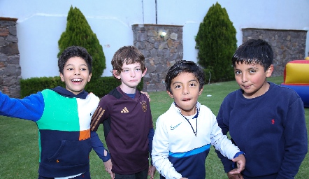  Miguel, Jero, Julián y Emilio.