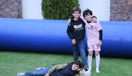  José, Emiliano y Diego.