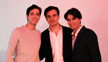  Juan Pablo Dip, José Ramón Gómez y Eduardo Siller.