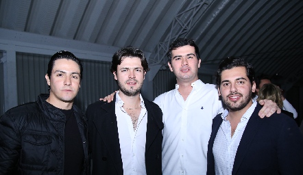  Juan Carlos Castillo, Pablo Labastida, Mauricio Pérez y Jaime Ascanio.