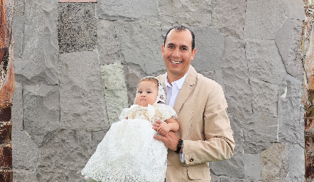  Alejandro y su hija Daniela Díaz.