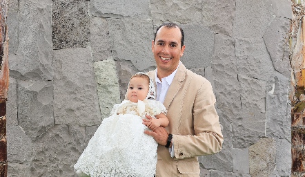 Alejandro y su hija Daniela Díaz.