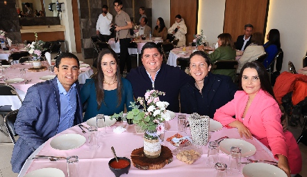  Raúl Puebla, Nora de los Santos, Jorge Díaz, Rubén y Paola Giraldo.